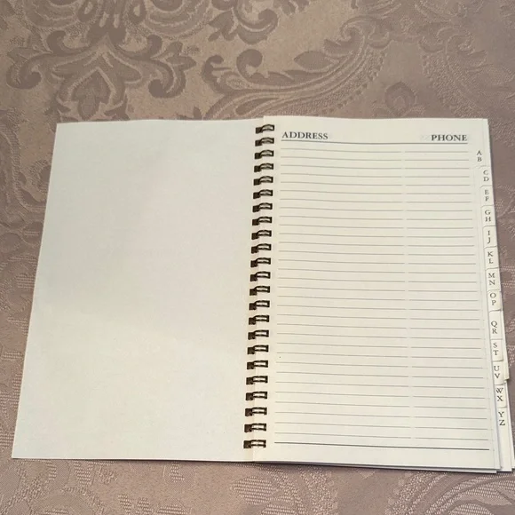 Vintage Coach Ivory Spiral Address Book Refill 5x8 - Picture 2 of 9